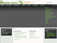 Tablet Screenshot of landercountynv.org